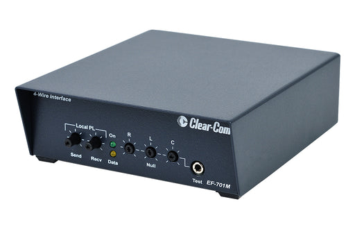 Clear-Com EF-701M 4-wire interface for connecting external audio systems to Clear-Com intercom networks