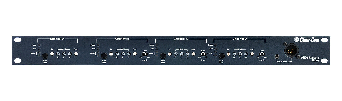 Clear-Com IF4W4 4-Channel 3- or 4-Wire Camera Interface