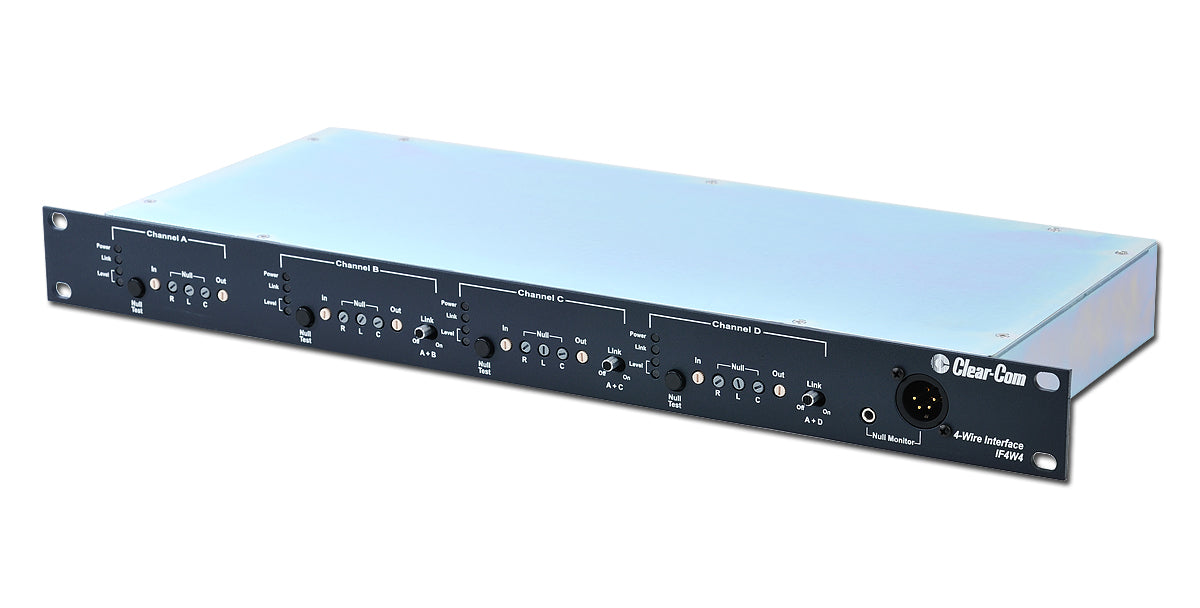 Clear-Com IF4W4 4-Channel 3- or 4-Wire Camera Interface