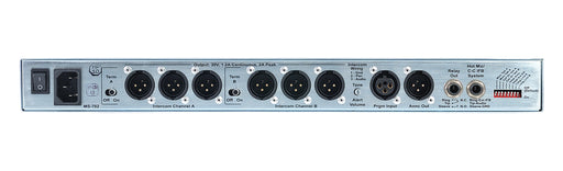 Clear-Com MS-702 two-channel analog intercom main station with headset and built-in speaker