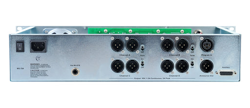 Clear-Com MS-704 4-channel headset and speaker intercom main station