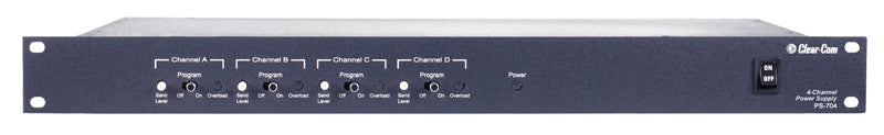 Clear-Com PS-704 4-channel 2-amp intercom power supply for Clear-Com analog partyline systems