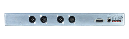 Clear-Com RM-702 2-channel wired intercom headset and speaker station for broadcast and live production