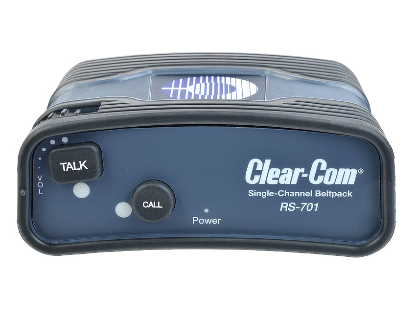 Clear-Com RS-701 single-channel wired beltpack intercom with headset connection