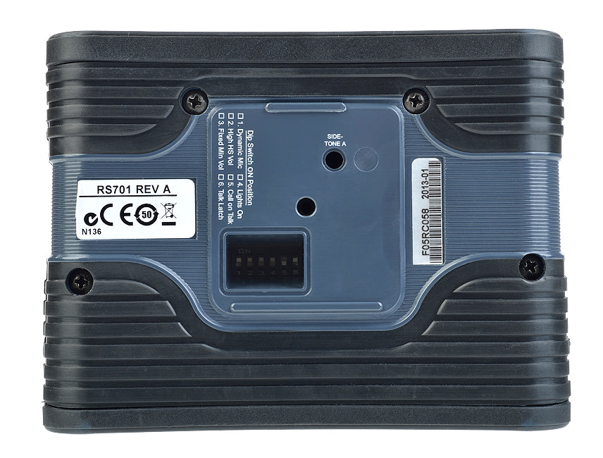 Clear-Com RS-701 single-channel wired beltpack intercom with headset connection