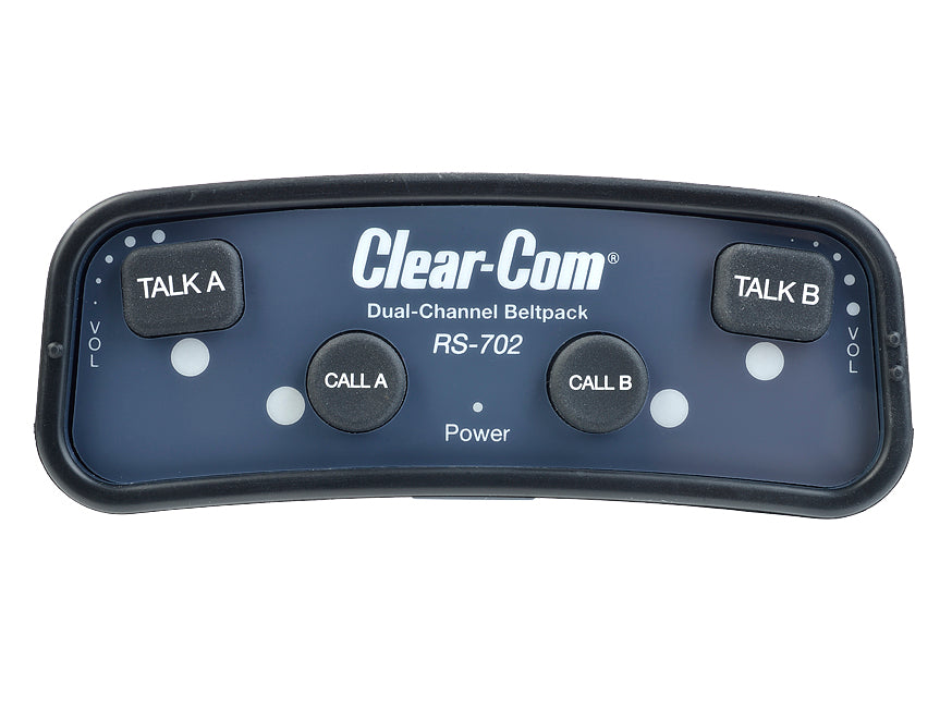 Clear-Com RS-702 2-channel dual listen wired intercom beltpack