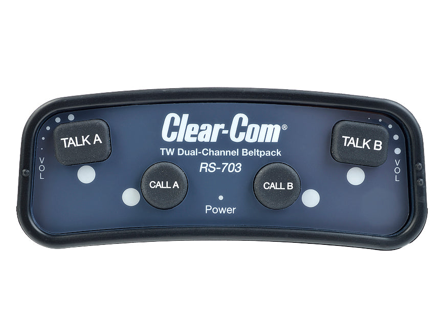 Clear-Com RS-703 2-channel dual listen wired intercom beltpack
