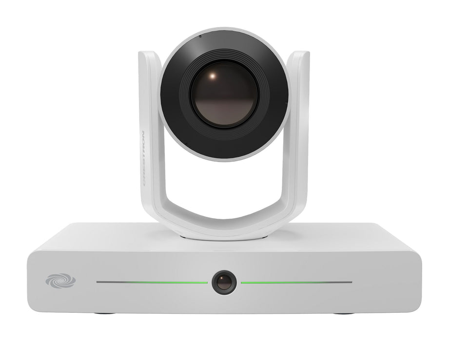 Crestron 1 Beyond i20 Intelligent PTZ Camera in bright white finish with 20x optical zoom