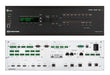 Crestron DMPS3-4K-250-C all-in-one 4K presentation system with built-in DigitalMedia™ switcher, control processor, and 250W amplifier.