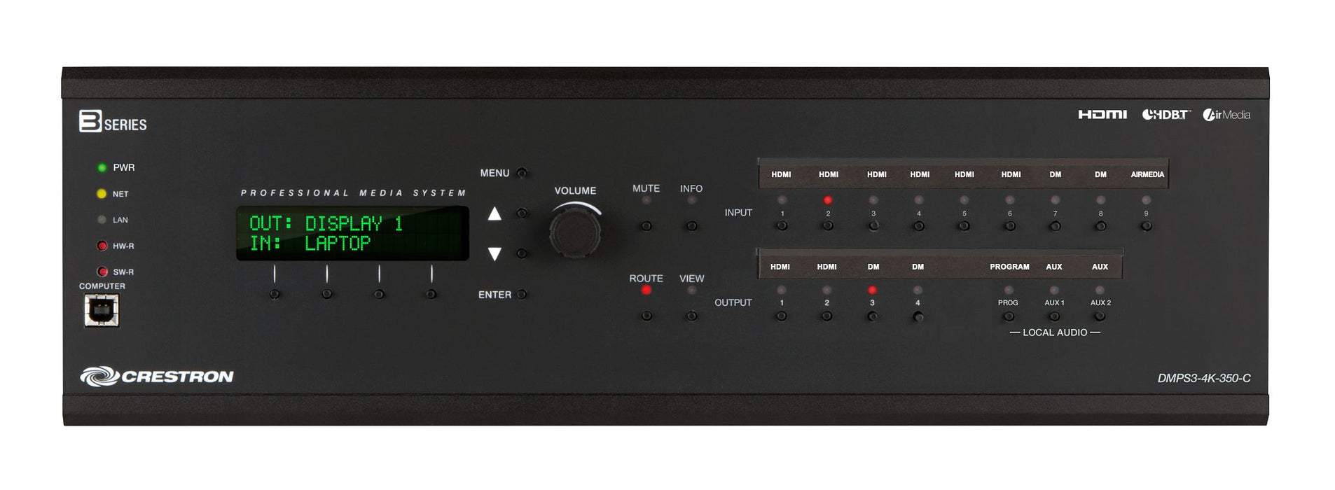 Crestron DMPS3-4K-350-C 3-Series 4K DigitalMedia Presentation System 350
