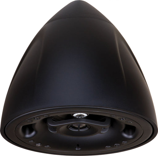 Crestron SAROS PD4T-B-T-EACH 4" Pendant Speaker in black, ideal for high-quality audio in commercial and residential spaces.