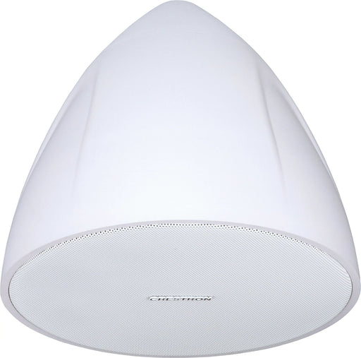 Crestron SAROS PD4T-W-T-EACH 4" Pendant Speaker in white, ideal for high-quality audio in commercial and residential spaces.