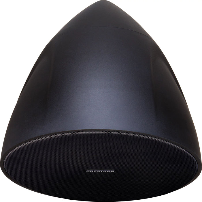 Crestron SAROS PD6T-B-T-EACH 6.5" black pendant speaker for high-quality audio in commercial and residential spaces.