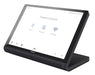 Crestron TS-1070-B-S 10.1" Touch Screen Control Panel in black, offering customizable touch controls for smart home and business solutions.