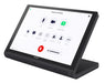 Crestron TS-1070-B-S 10.1" Touch Screen Control Panel in black, offering customizable touch controls for smart home and business solutions.