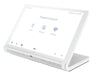 Crestron TS-1070-W-S 10.1" Touch Screen Control Panel in white, offering customizable touch controls for smart home and business solutions.