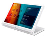 Crestron TS-1070-W-S 10.1" Touch Screen Control Panel in white, offering customizable touch controls for smart home and business solutions.