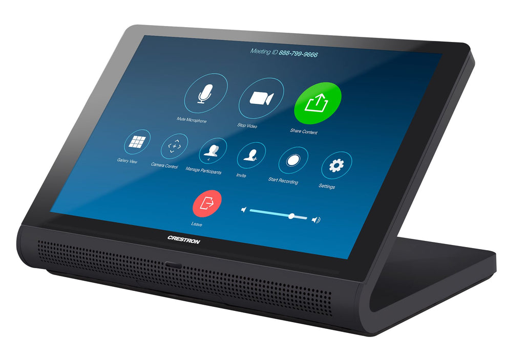 Crestron TS-770-GV-B-S 7-inch Tabletop Touch Screen in Black Smooth finish