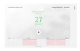 Crestron TSS-770-W-S 7-inch room scheduling touch screen with a sleek white design and intuitive interface for conference room management.