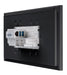 Crestron TSW-1070-B-S 10.1-inch touchscreen control panel in black, designed for smart automation and room scheduling applications.