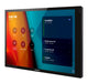Crestron TSW-1070-B-S 10.1-inch touchscreen control panel in black, designed for smart automation and room scheduling applications.