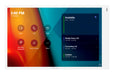 Crestron TSW-1070-W-S 10.1-inch touchscreen control panel in white, designed for smart automation and room scheduling applications.