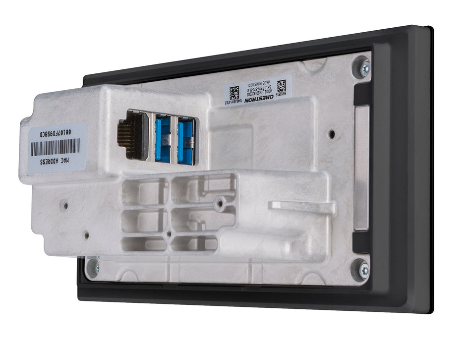 Crestron TSW-570-B-S 5-inch touch screen panel in black, featuring a high-resolution display and advanced control capabilities for smart automation.
