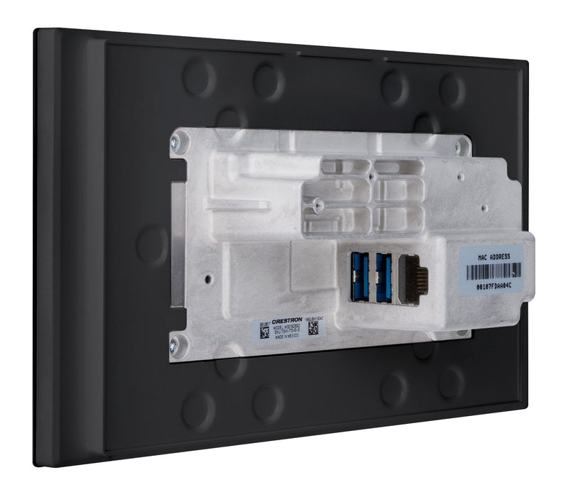 Crestron TSW-770-B-S 7-inch touch screen panel in black, designed for smart control, automation, and AV system integration.