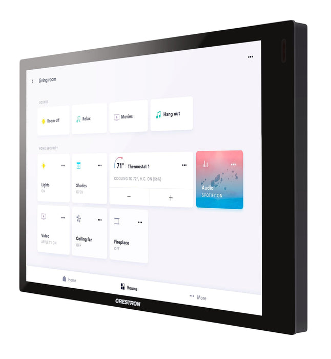 Crestron TSW-770R-B 7-inch room scheduling touch screen with high-resolution display and seamless enterprise integration.