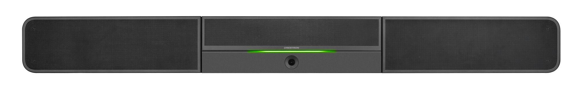 Crestron UC-B30-T video conferencing system with Microsoft Teams sound bar, offering superior audio and video quality for professional meetings and collaboration.