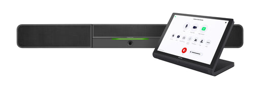 Crestron UC-B30-Z video conferencing system for Zoom Rooms, featuring an intelligent soundbar, high-quality camera, and seamless integration.