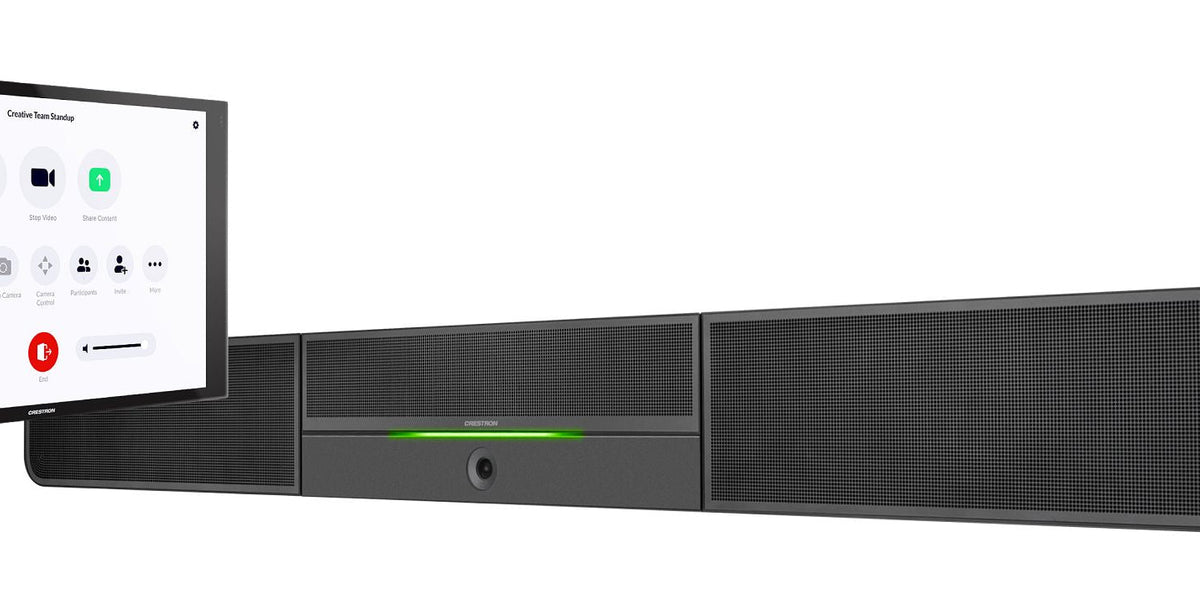 Crestron Flex Small Room Conference System with Video Soundbar and Wal ...