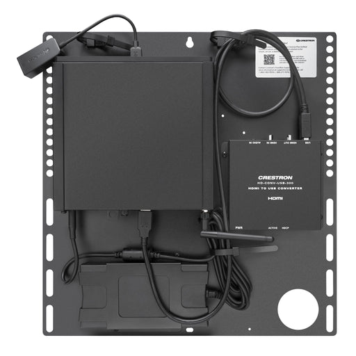 Crestron UC-B30-Z-WM Zoom Rooms video conferencing system with soundbar, camera, and touch controller for seamless collaboration.