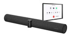 Crestron UC-B31-Z-WM Zoom Rooms video conferencing system with smart camera, microphone array, and wall-mount soundbar.