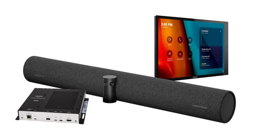 Crestron UC-BX31-T-WM Flex Advanced Small Room Conference System with Jabra PanaCast 50 Video Bar and Wall Mounted Control Interface for Microsoft Teams Rooms