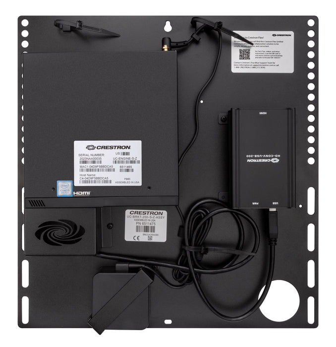 Crestron UC-MM30-Z tabletop video conferencing system for Zoom Rooms, featuring a 7-inch touchscreen and advanced audio for seamless collaboration.