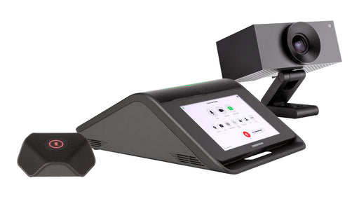 Crestron UC-MX70-Z Zoom Rooms video conferencing system with touch screen, high-quality audio, and camera for large meeting spaces.