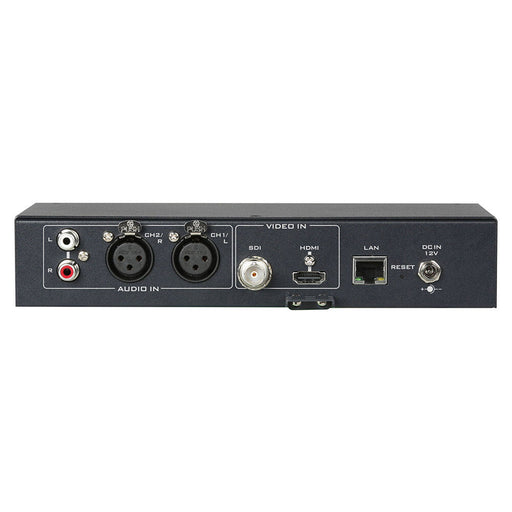 Data Video NVS-35 H.264 Streaming Encoder & MP4 Recorder – real-time streaming and recording with HDMI and SDI inputs.