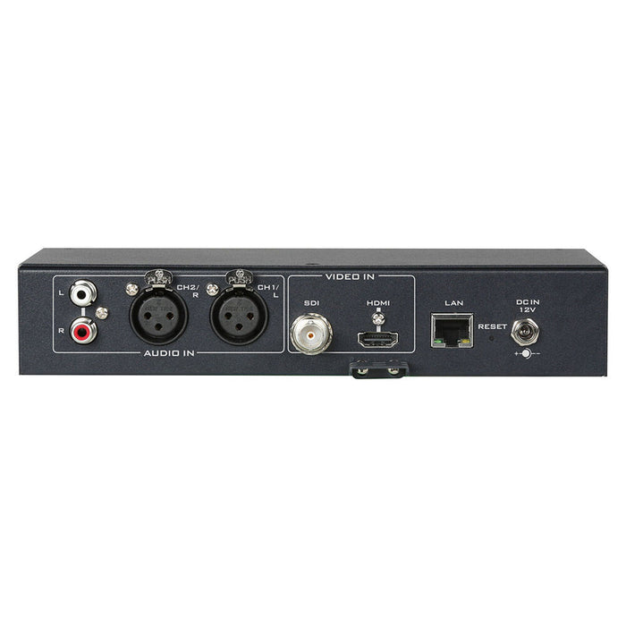 Data Video NVS-35 H.264 Streaming Encoder & MP4 Recorder – real-time streaming and recording with HDMI and SDI inputs.