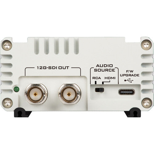 Data Video DAC9P-4K HDMI to 12G-SDI 4K Converter front and rear panel view