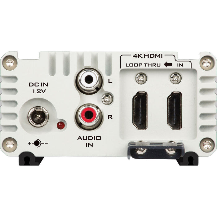 Data Video DAC9P-4K HDMI to 12G-SDI 4K Converter front and rear panel view