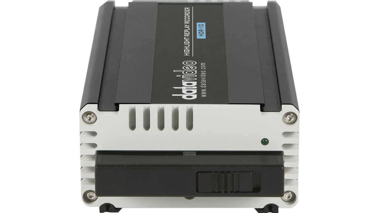 Data Video HDR-10 H.264 USB Recorder front and rear view