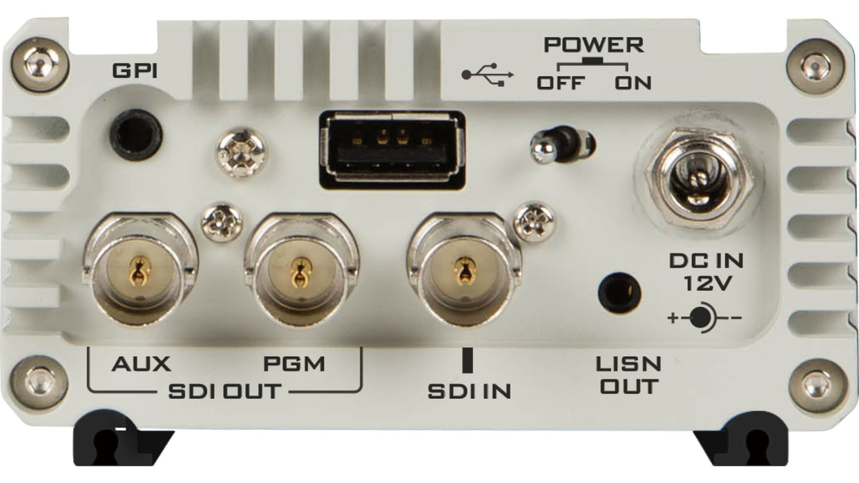 Data Video HDR-10 H.264 USB Recorder front and rear view