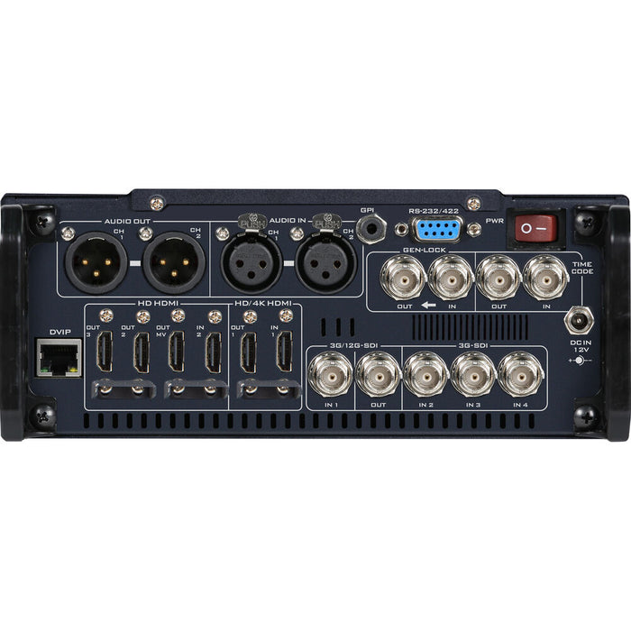 Front view of the Datavideo HDR-80 4K ProRes video recorder with removable SSD