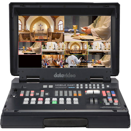 Data Video HS-1300 Portable HD Video Switcher, compact and powerful for live events and production.