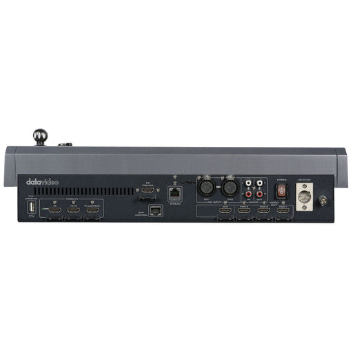 Front and rear view of the Data Video KMU-300 4K Multi-Channel Video Processor