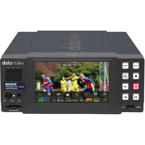 Datavideo ProRes UHD 4K Video Recorder HDR-80 desktop model