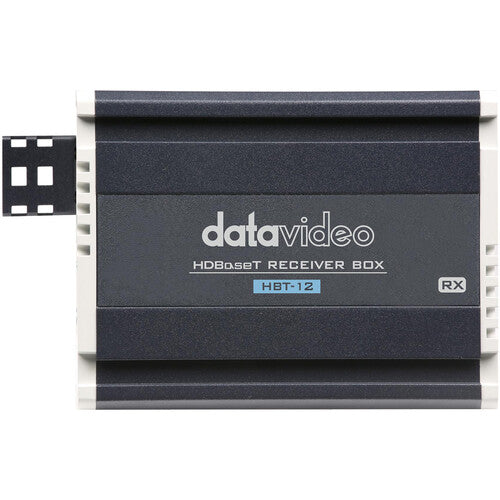 Datavideo PTC-140T HDBaseT PTZ camera with 20x zoom and HBT-12 receiver for long-distance AV transmission