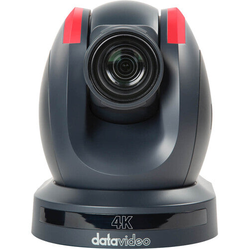 Datavideo PTC-285 4K PTZ Camera with AI auto-tracking, 12X optical zoom, and multiple output options for professional video production.