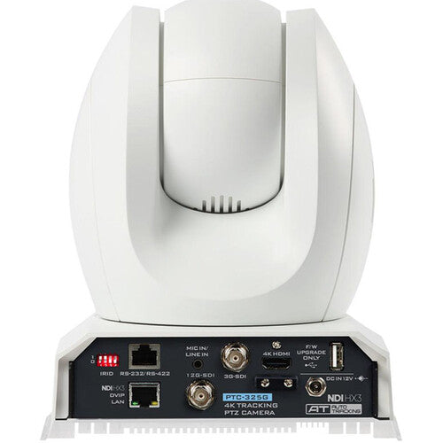 Data Video PTC-325GW 4K UHD PTZ Camera with 30X Optical Zoom and 12G-SDI for professional video production and live streaming.